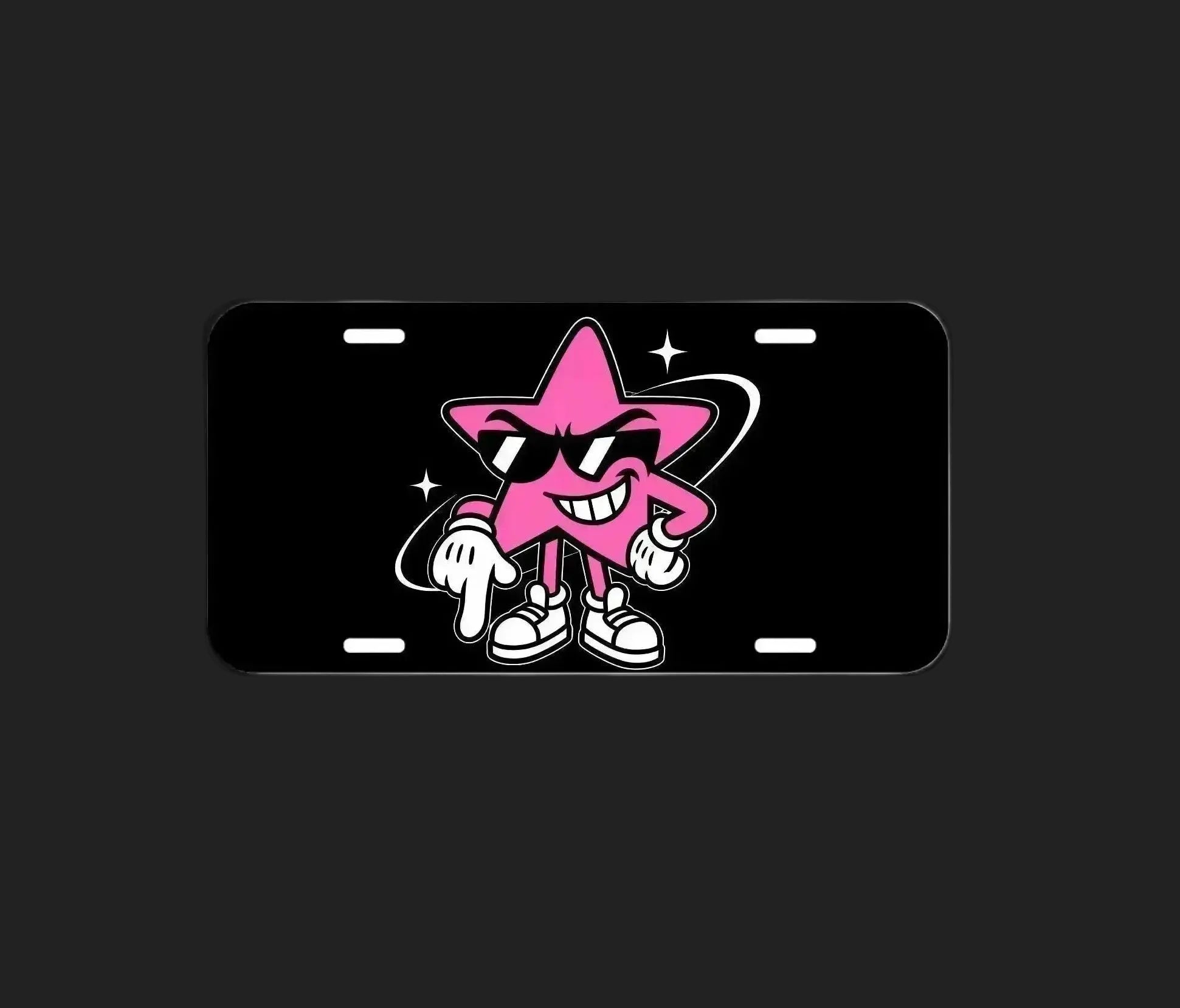 Pink Star plate