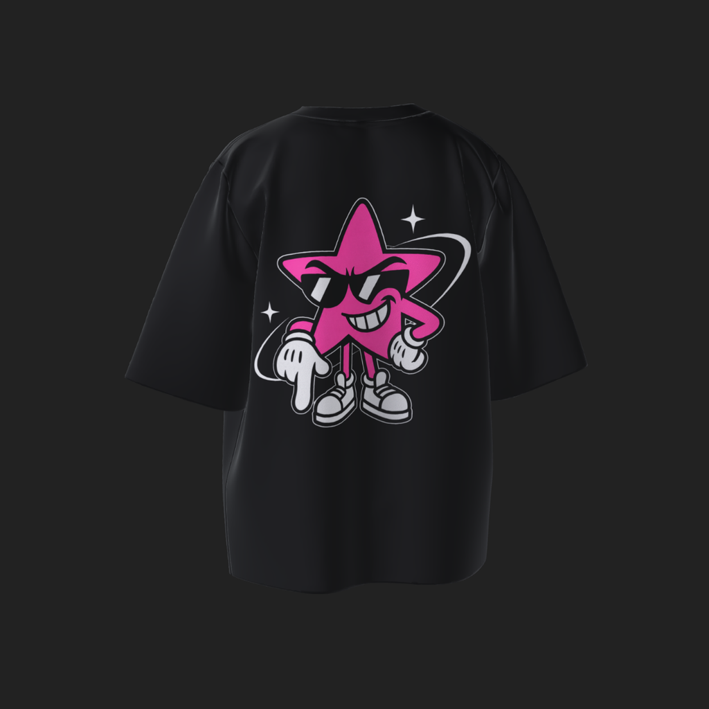 PINK STAR LOGO SHIRT