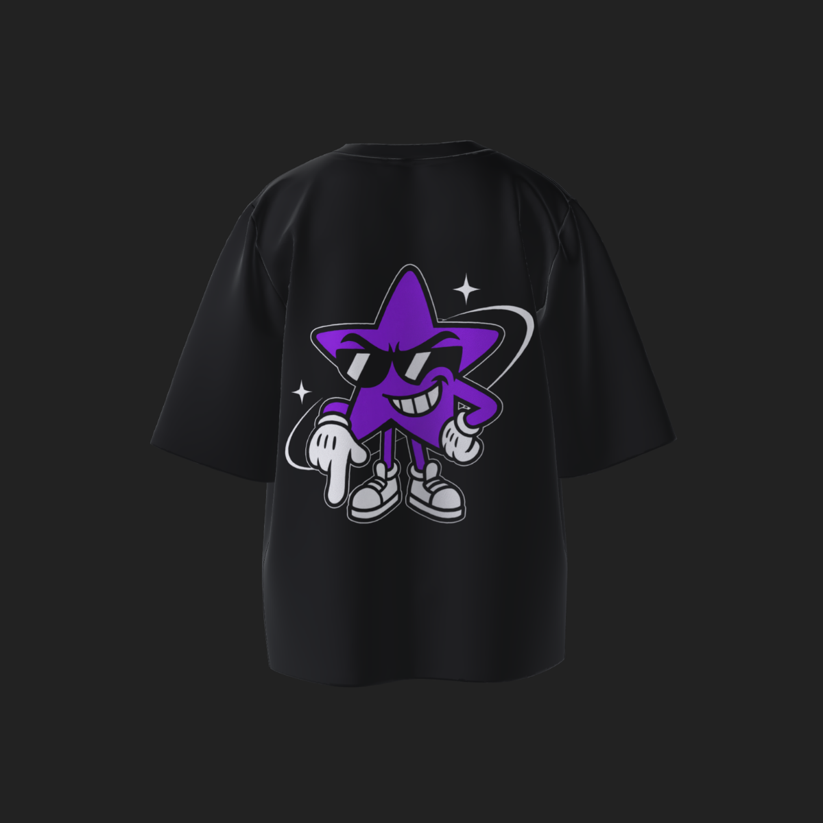 PURPLE STAR LOGO SHIRT