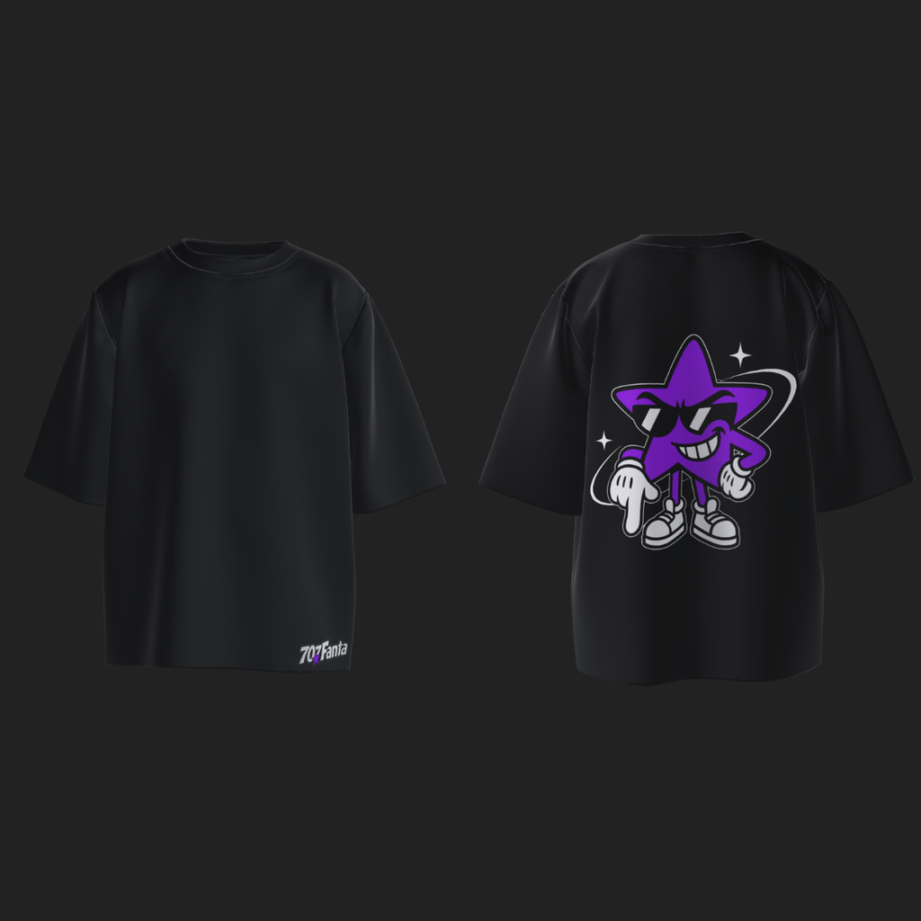 PURPLE STAR LOGO SHIRT